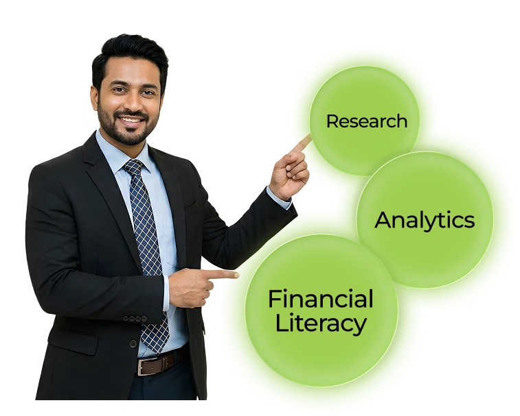 Research, Analytics, and Financial Literacy — expert intelligence